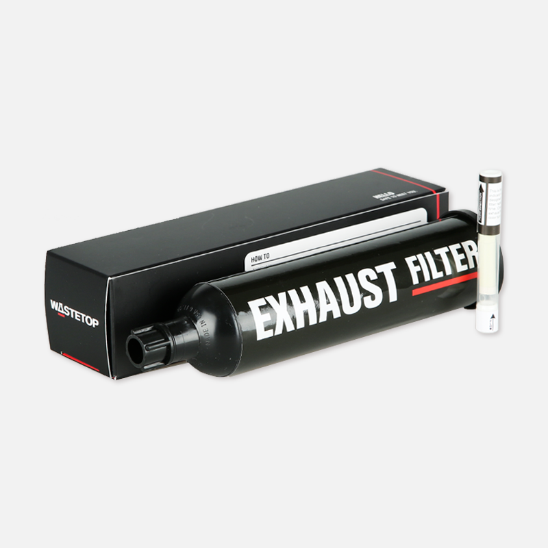 Exhaust filter w/Break-thru Indicator